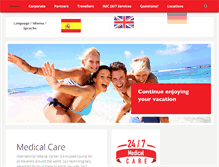 Tablet Screenshot of internationalmedicalcenter.com